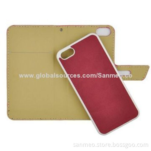 Luxury Leather Mobile Phone Case for iPhone 5/5s, Perfectly Fits the Shape, Multi-colorNew